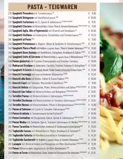 Il Centro Mitnehmen Karte 2025 04 02 03